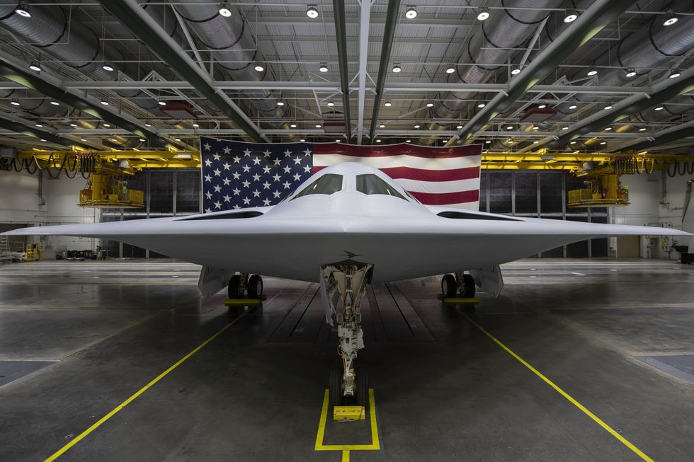 the b 21 raider was unveiled to the public at a ceremony december 2, 2022 inpalmdale, calif designed to operate in tomorrow's high end threat environment, the b 21 will play a critical role in ensuring america's enduring airpower capability us air force photo
