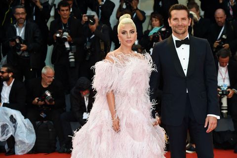 Lady Gaga and  Bradley Cooper at 75th Venice Film Festival
