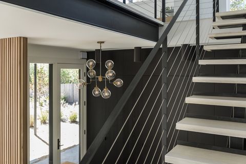 Stairs, Property, Handrail, Home, Room, House, Interior design, Building, Architecture, Real estate, 