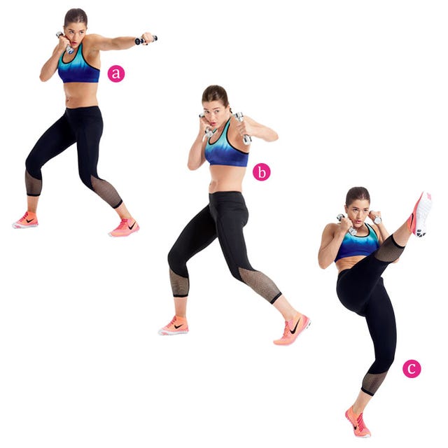 The 15-Minute Kickboxing Workout That’ll Zap Stress and Blast Fat ...