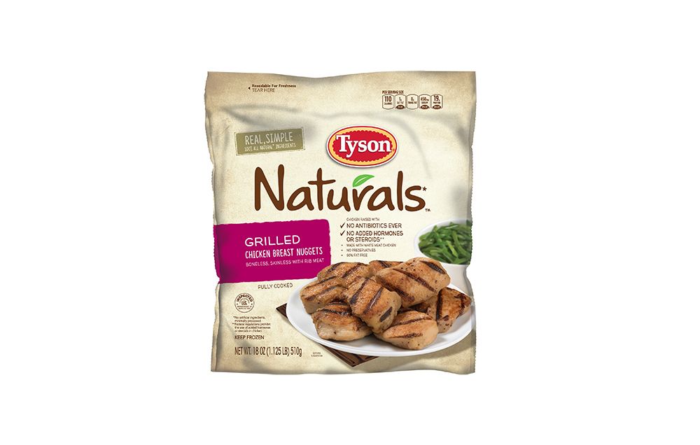 Tyson naturals shop grilled chicken nuggets