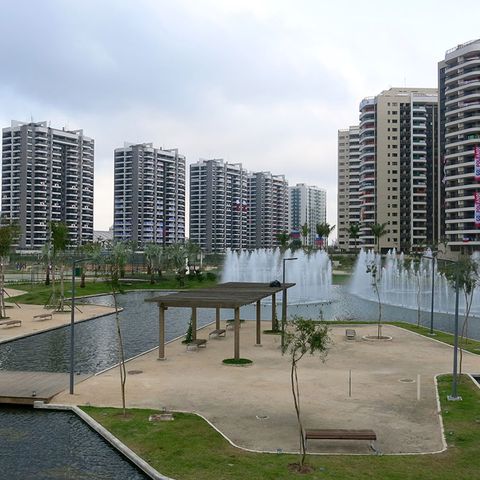inside the olympic village 
