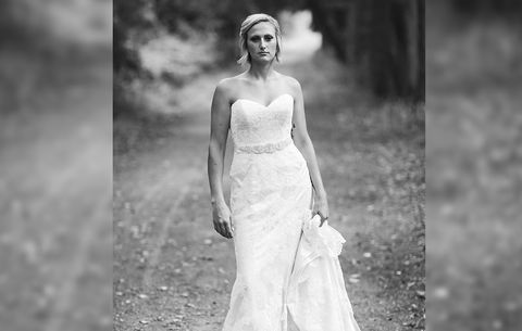 Nikki Salgot wedding photos without husband
