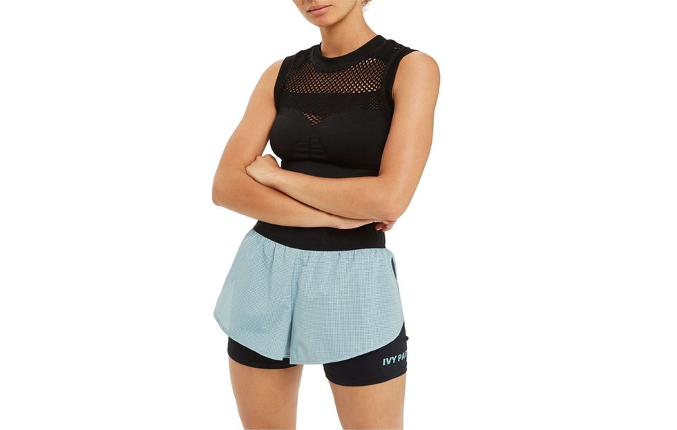 Ivy Park Perforated 2-in1 Runner Shorts