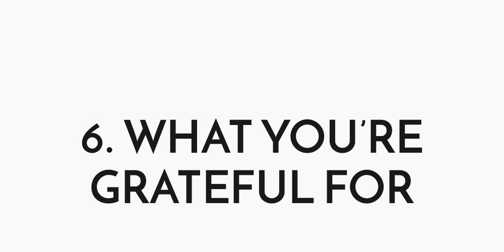 What You're Grateful For