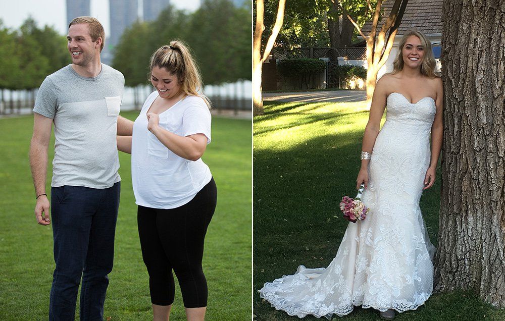 These 7 Brides Said No To Crash Dieting And Still Lost Weight | Women's  Health