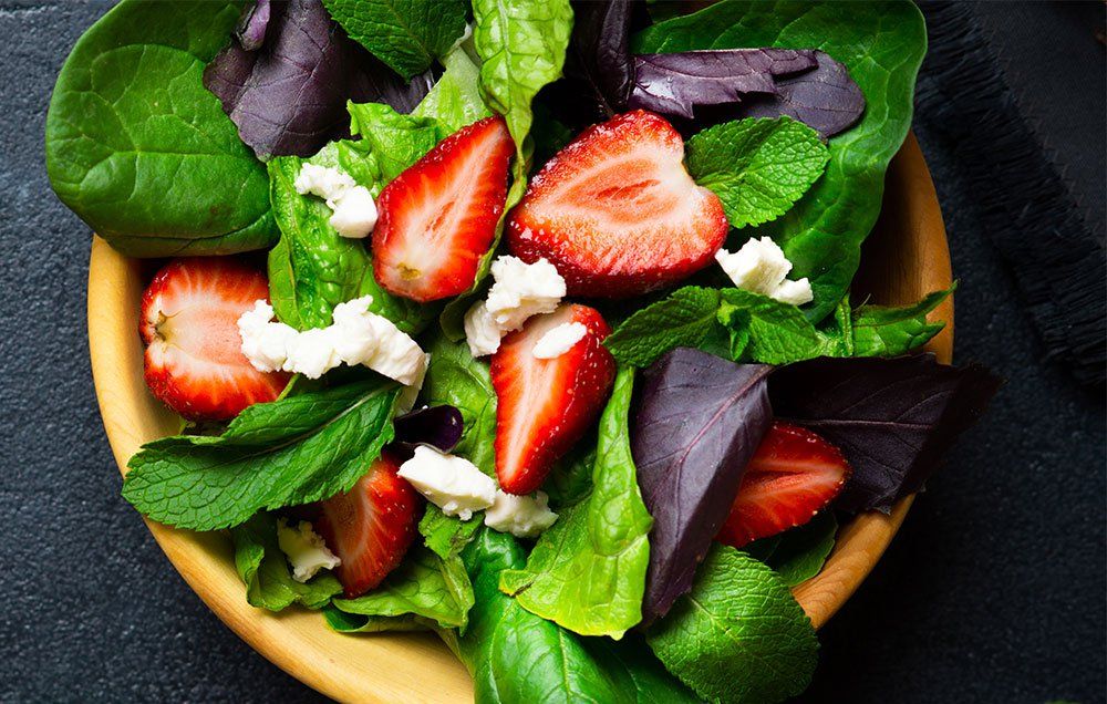 To increase your non-heme iron absorption, eat spinach with strawberries