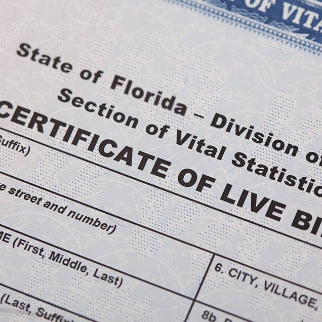 Birth certificate for miscarriage