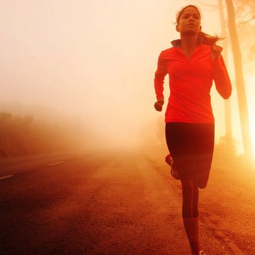 woman running