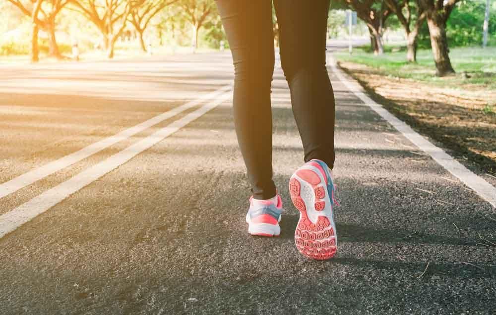 Running shoes as walking on sale shoes