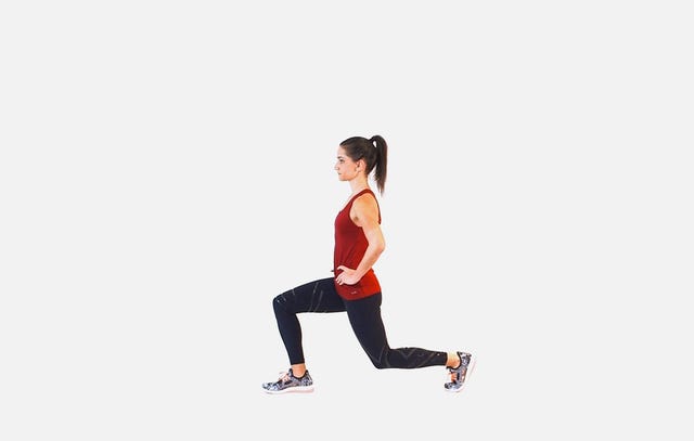 Lunge Leg Workout Gif | Women's Health