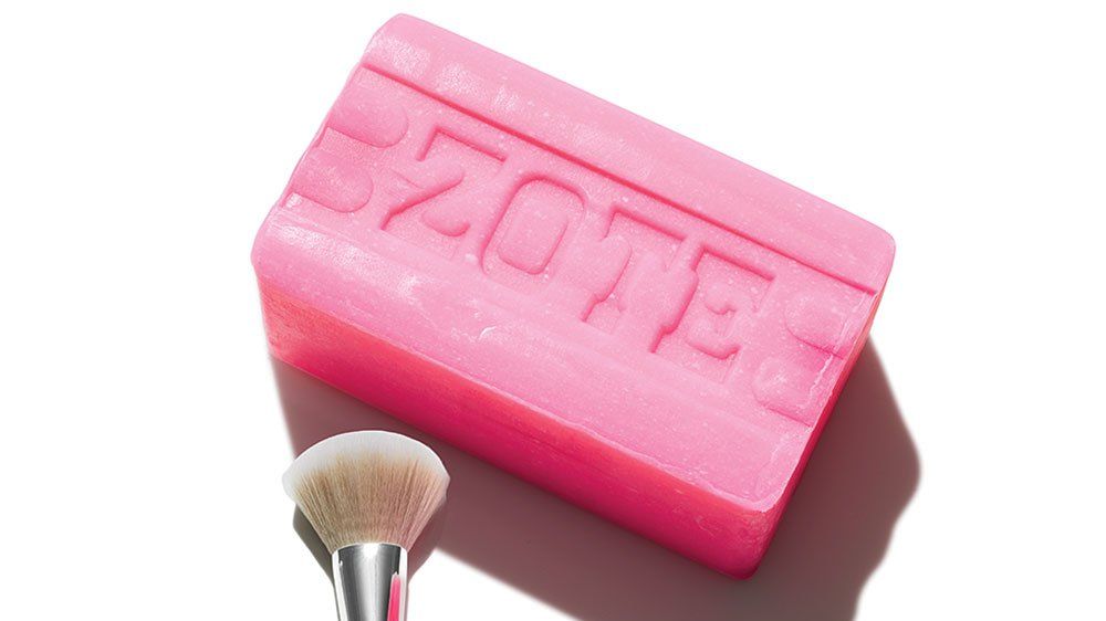Makeup Brush Soap (Pink Tin) – CJ Couture