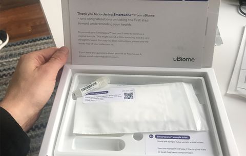 SmartJane uBiome at-home STI test package