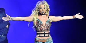 Britney Spears workout montage