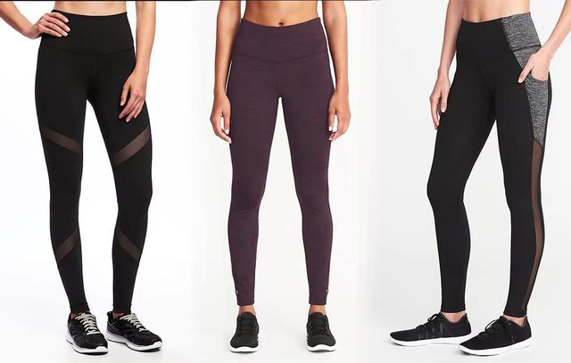 Old Navy Active Leggings Women's Black Athletic Compression Pants