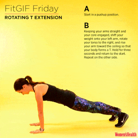 fitgif friday rotating t-extension