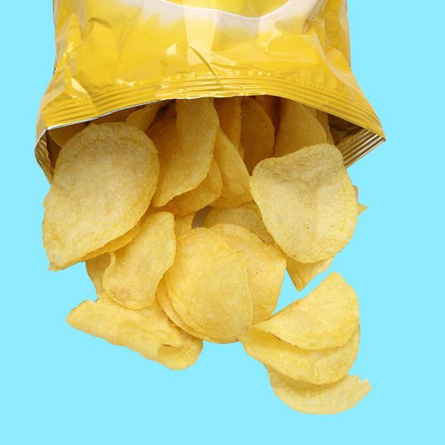 Yellow, Junk food, Snack, Potato chip, Food, 