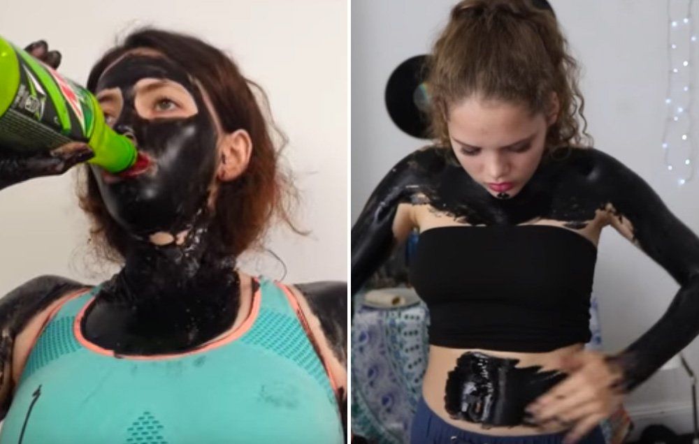 Full Body Peel-Off Mask Video Challenge | Health