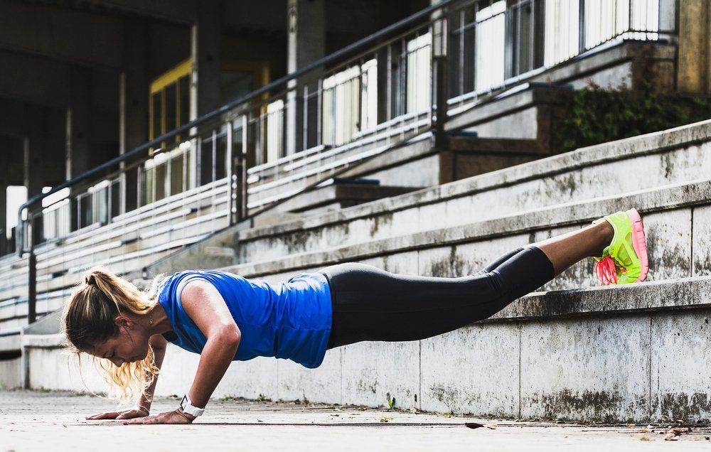 Standard Push-Up + Muscle Map