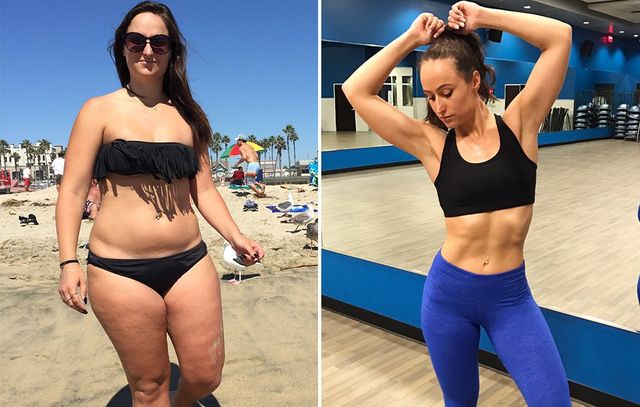 ​Katie Gallagher weight loss before and after