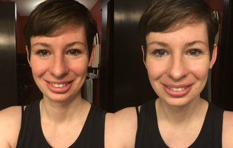 maybelline masterprime blur and illuminate primer before and after photos