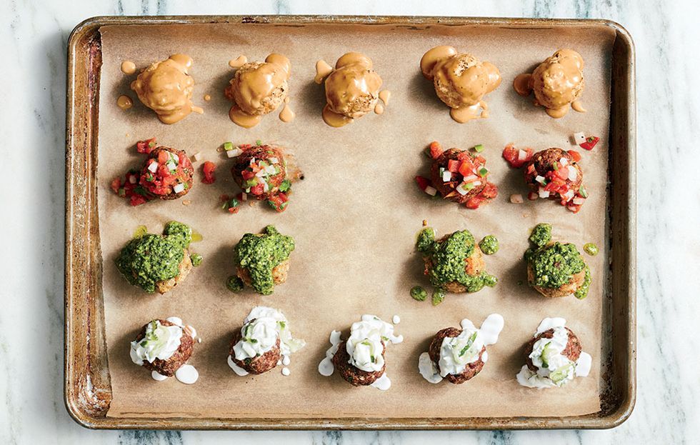 Reinvented meatball recipes