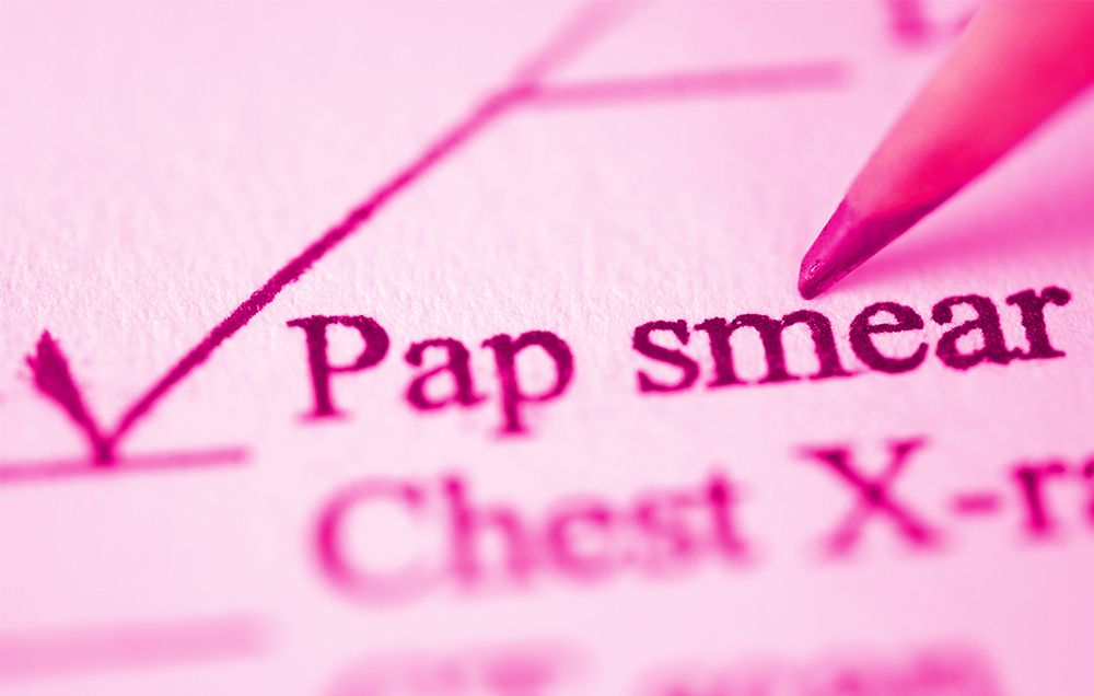 What pap smears don't test for