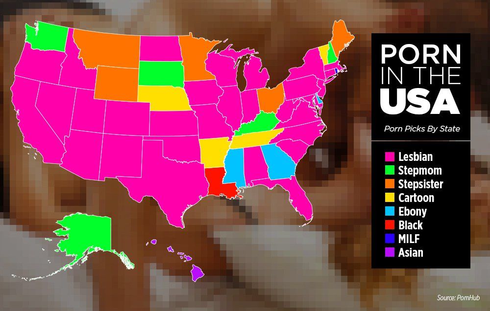 Asian Usa - Clear Your Search History: Here's the Most Popular (and Bizarre) Porn by  State | Women's Health