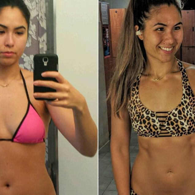 Nikki Charanin before and after fitness transformation