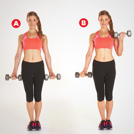 Multitask Your Way to a Fit Bod by Doing These 3 Dumbbell Moves on the ...