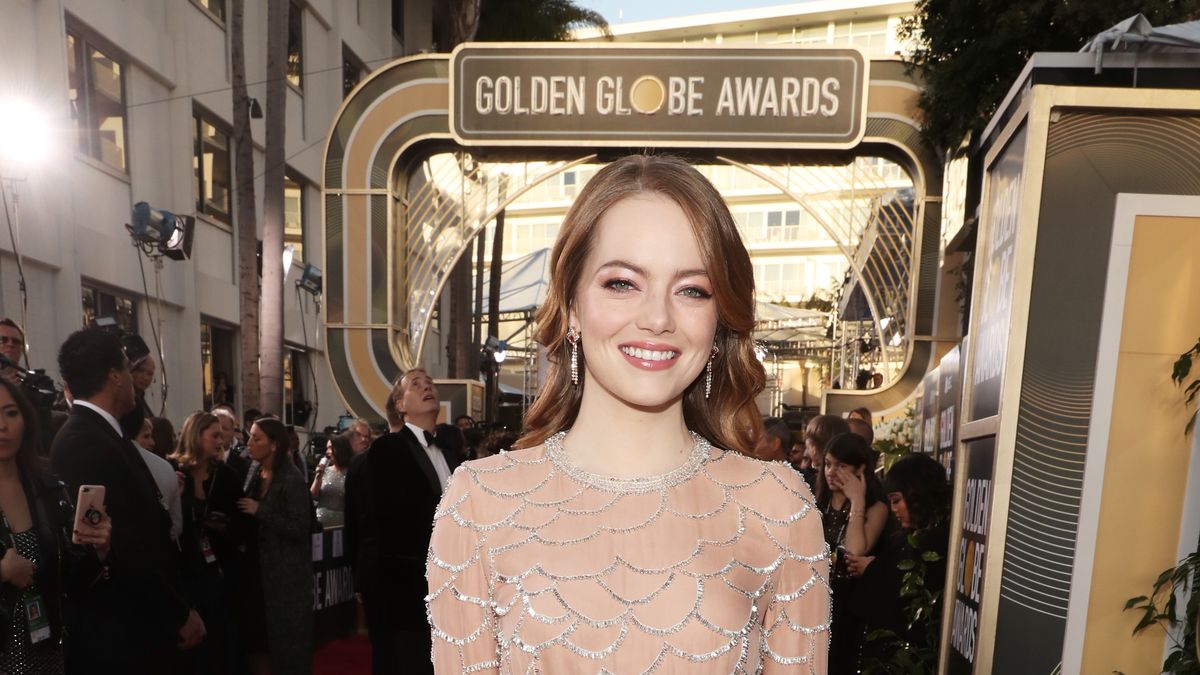Incredible detail about Emma Stone's Golden Globes Louis Vuitton dress - NZ  Herald
