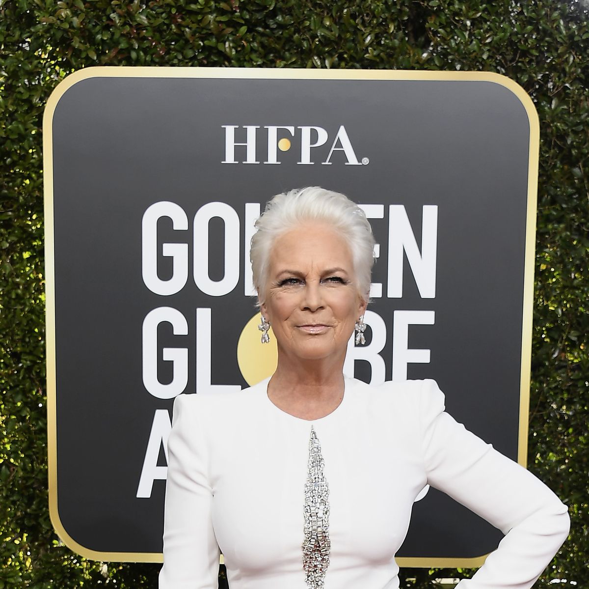 Jamie Lee Curtis Crushed the 2019 Golden Globes Red Carpet