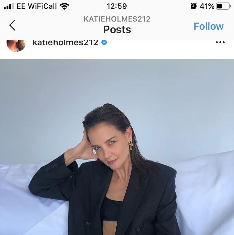 Fans Praise Katie Holmes' Unedited Stretch Marks After Star Posts Epic  Blazer And Bra Photo