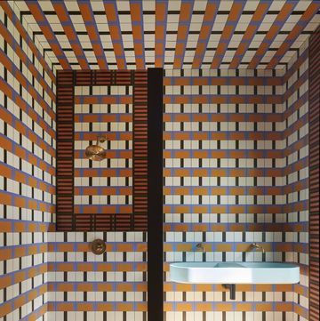 jean verville bathroom with nathalie du pasquier mutina tiles