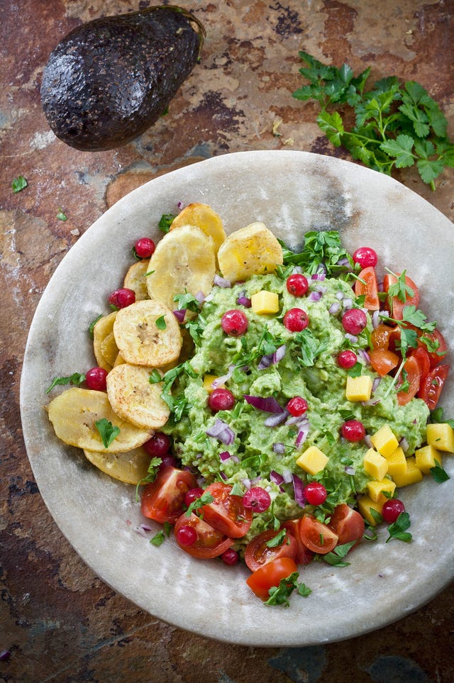ensalada de guacamole