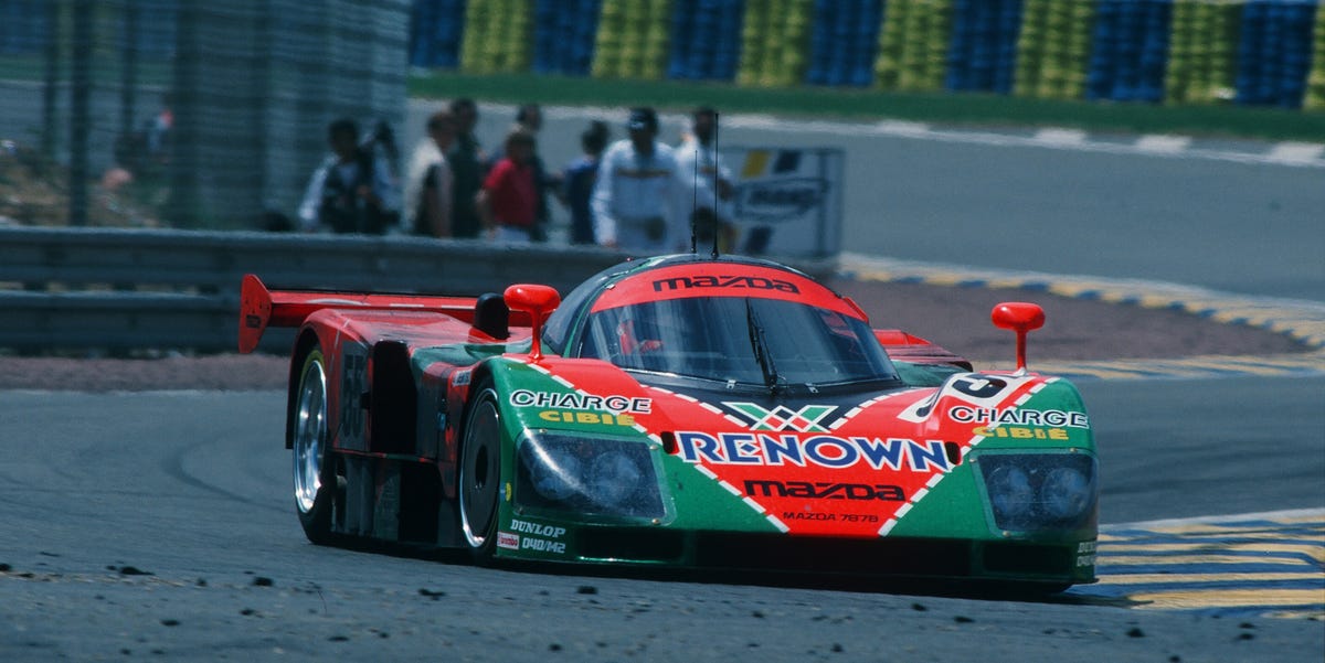 Mazda 787B That Won Le Mans in 1991 Returned This Year, Fabulous Noise and All