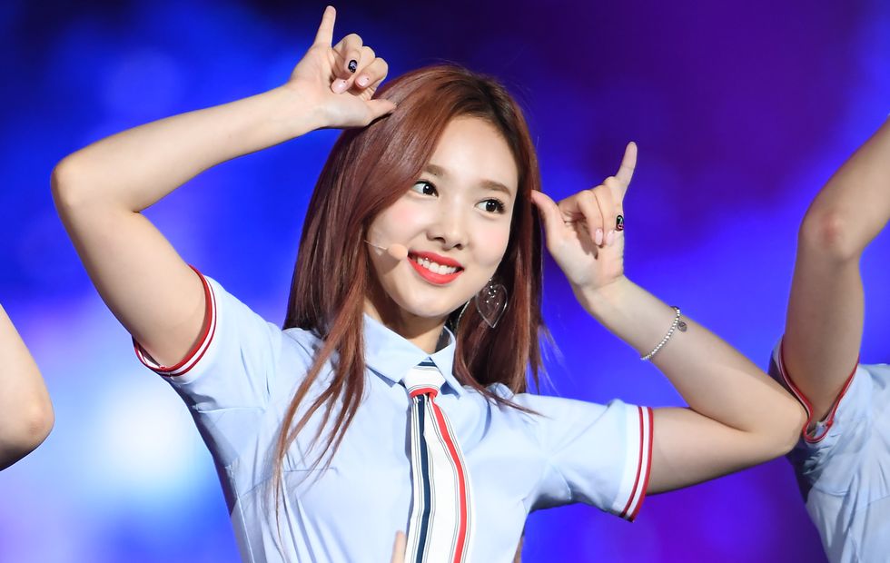 twice performs during the 'u have a dream' at the kintex on april 31th in ilsan, south korea photoosen