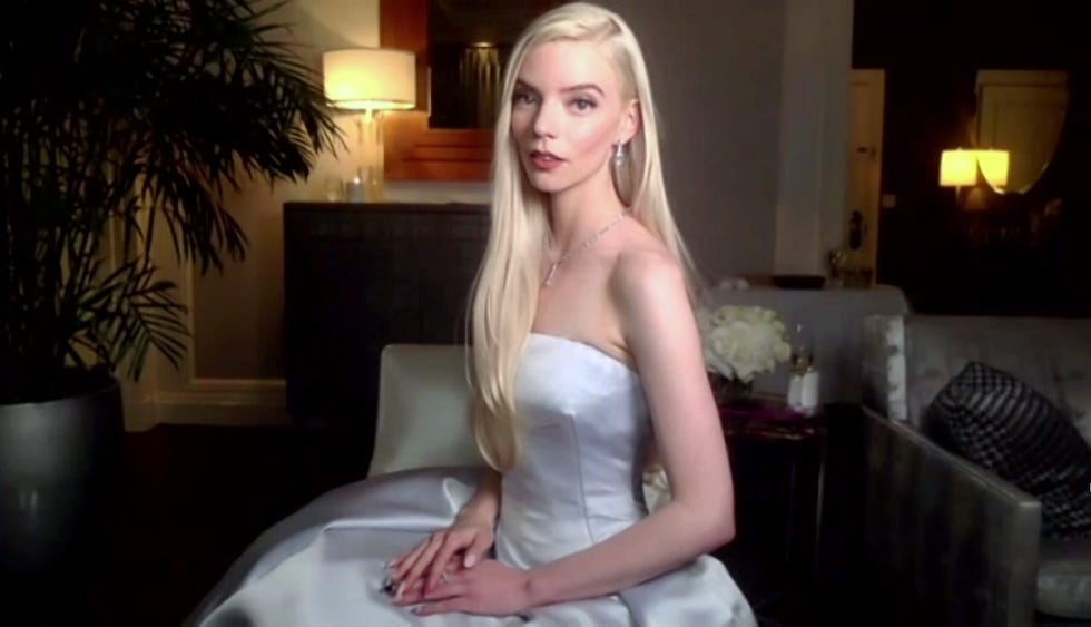 Anya Taylor-Joy's wedding dress. As a D who dreams of getting