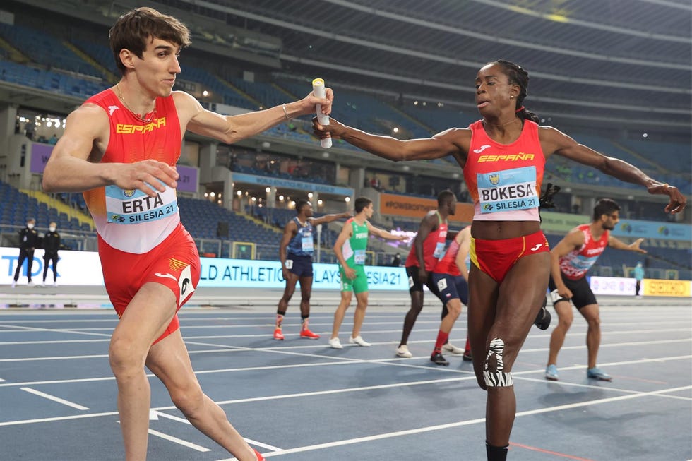 relevo 4x400m mixto