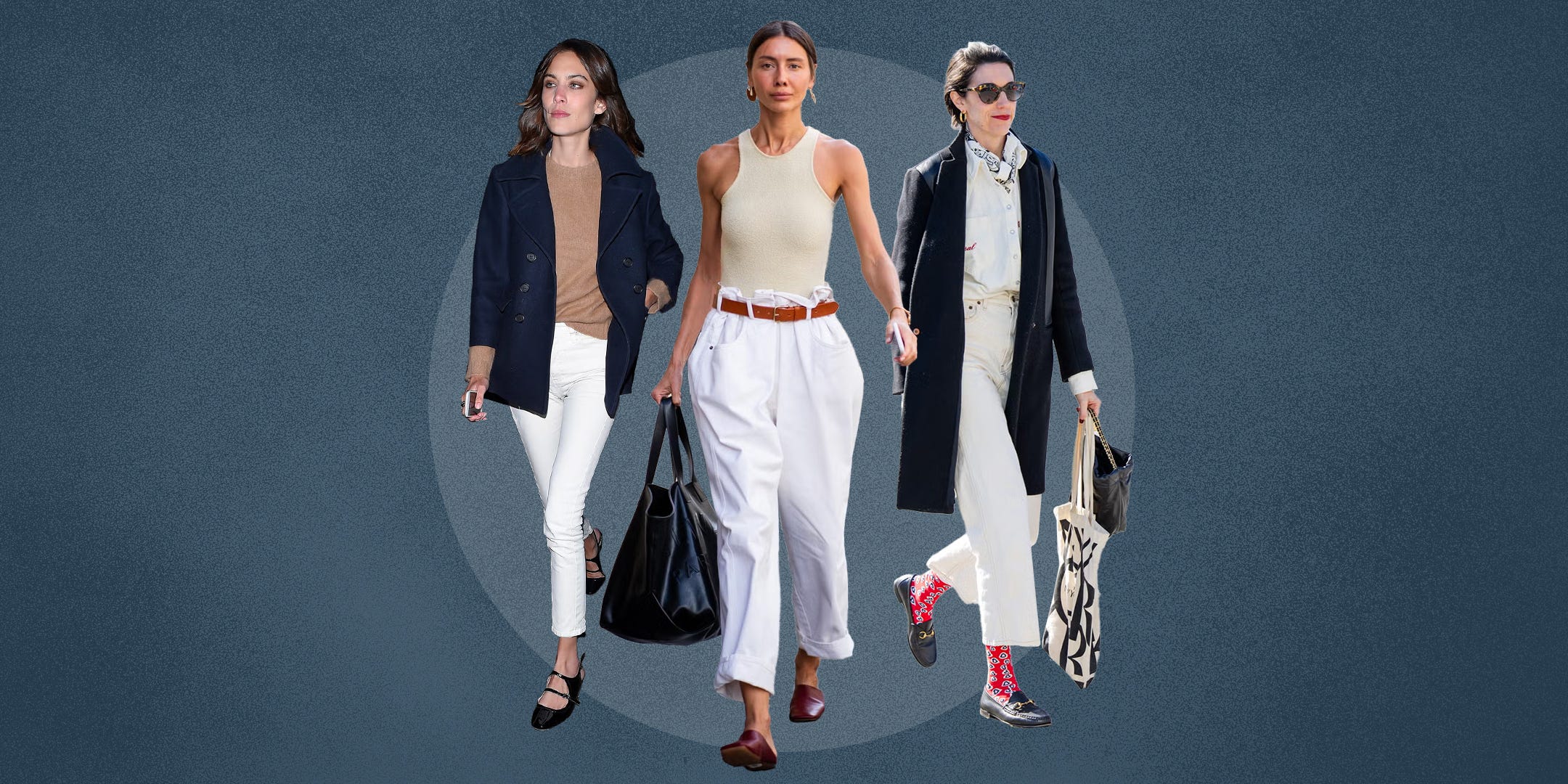 10 Ways to Style a Crisp Pair of White Jeans
