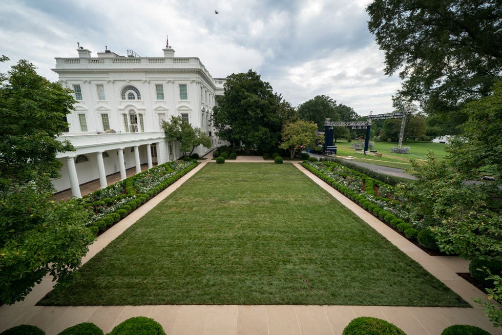 White House Holds Media Preview Of Renewed Rose Garden