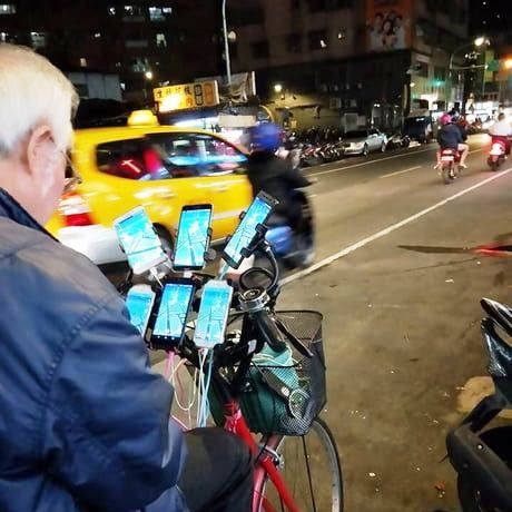 Pokemon Go Grandpa Bike