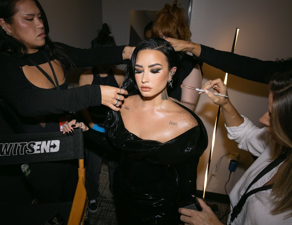 Demi Lovato Shows Off Her Rock Star Style in Topshop and Steve Madden