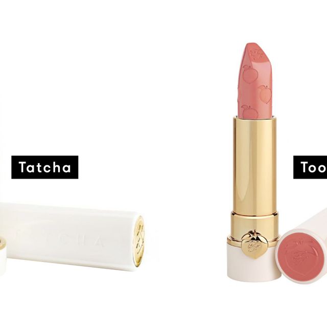 Lipstick, Pink, Cosmetics, Product, Red, Beauty, Lip care, Beige, Material property, Peach, 