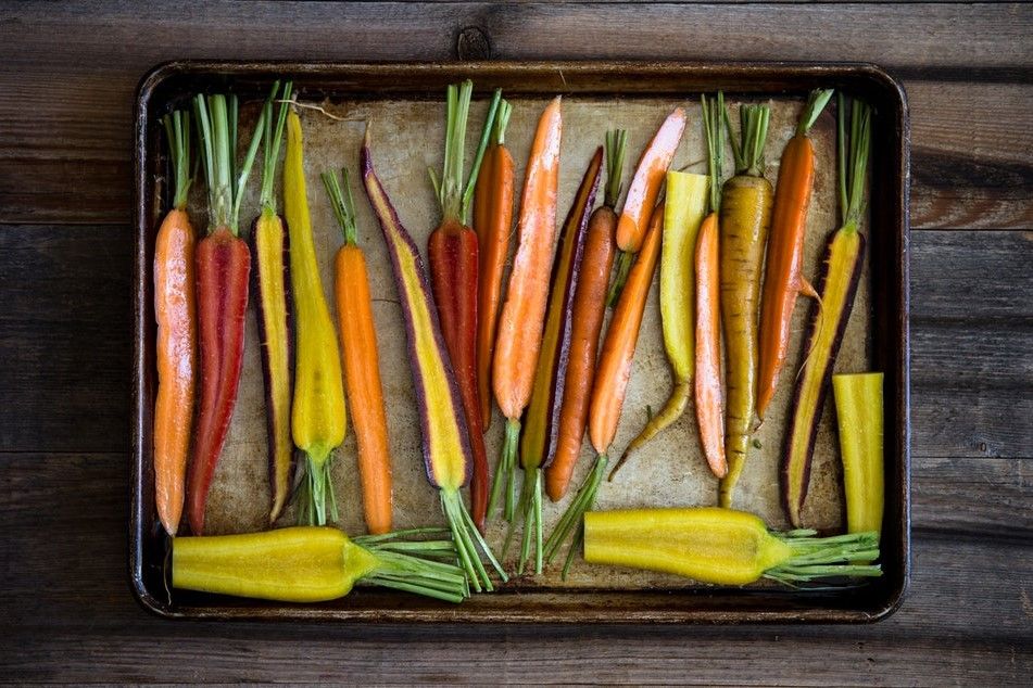 Carrot, Vegetable, Food, Plant, Vegetarian food, Still life photography, Produce, Fish, Cuisine, 