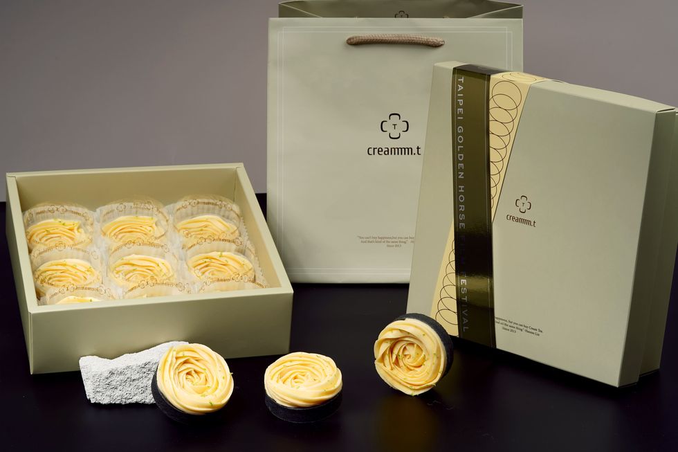 金馬60 x creammmt推出限量聯名禮盒！「黑金檸檬塔」打造電影與甜點的美味巔峰