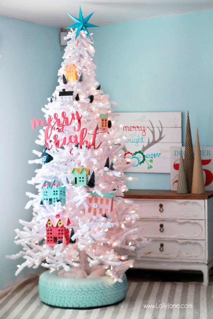 painted tire diy christmas tree stands