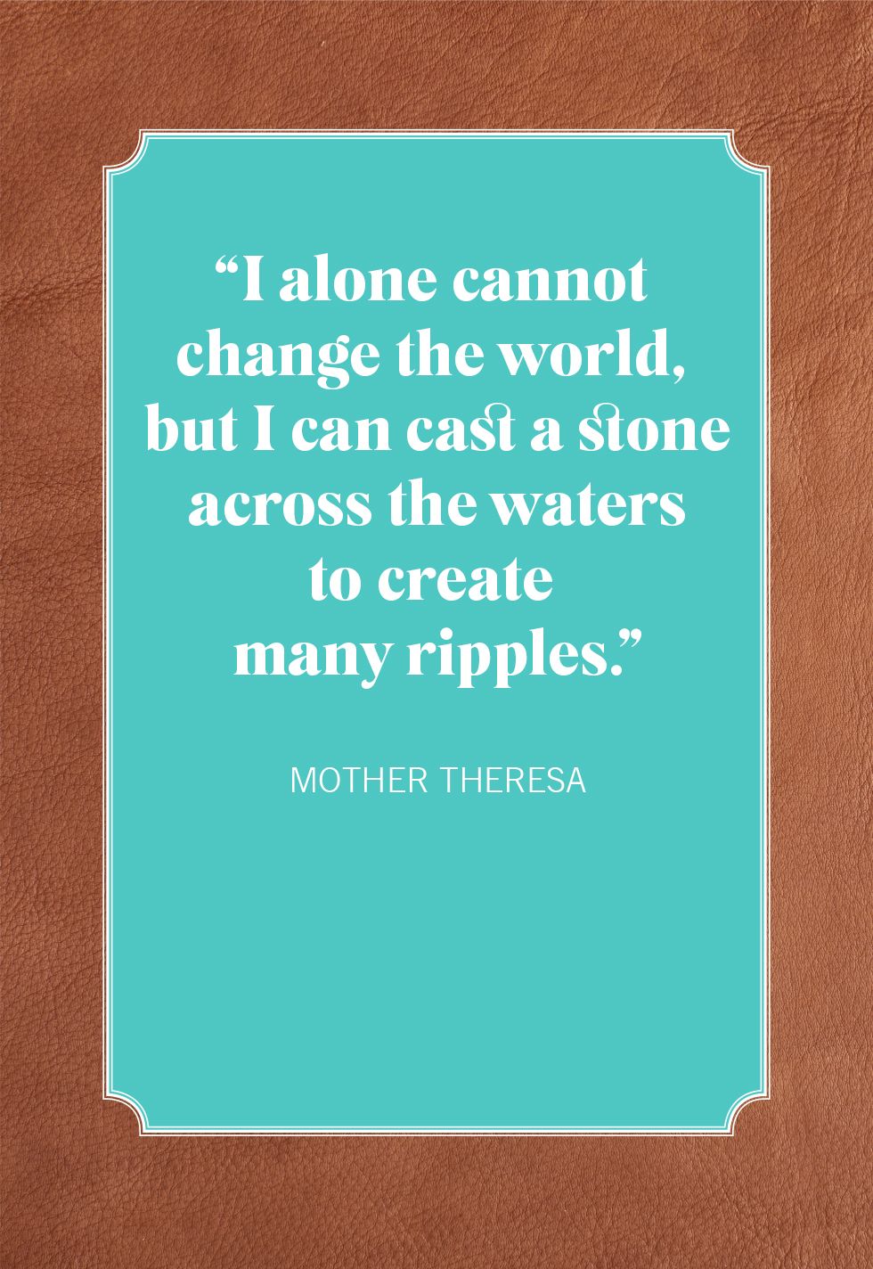 mother theresa quotes about change