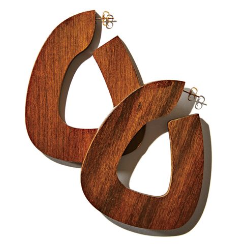 Sophie Monet wooden earrings