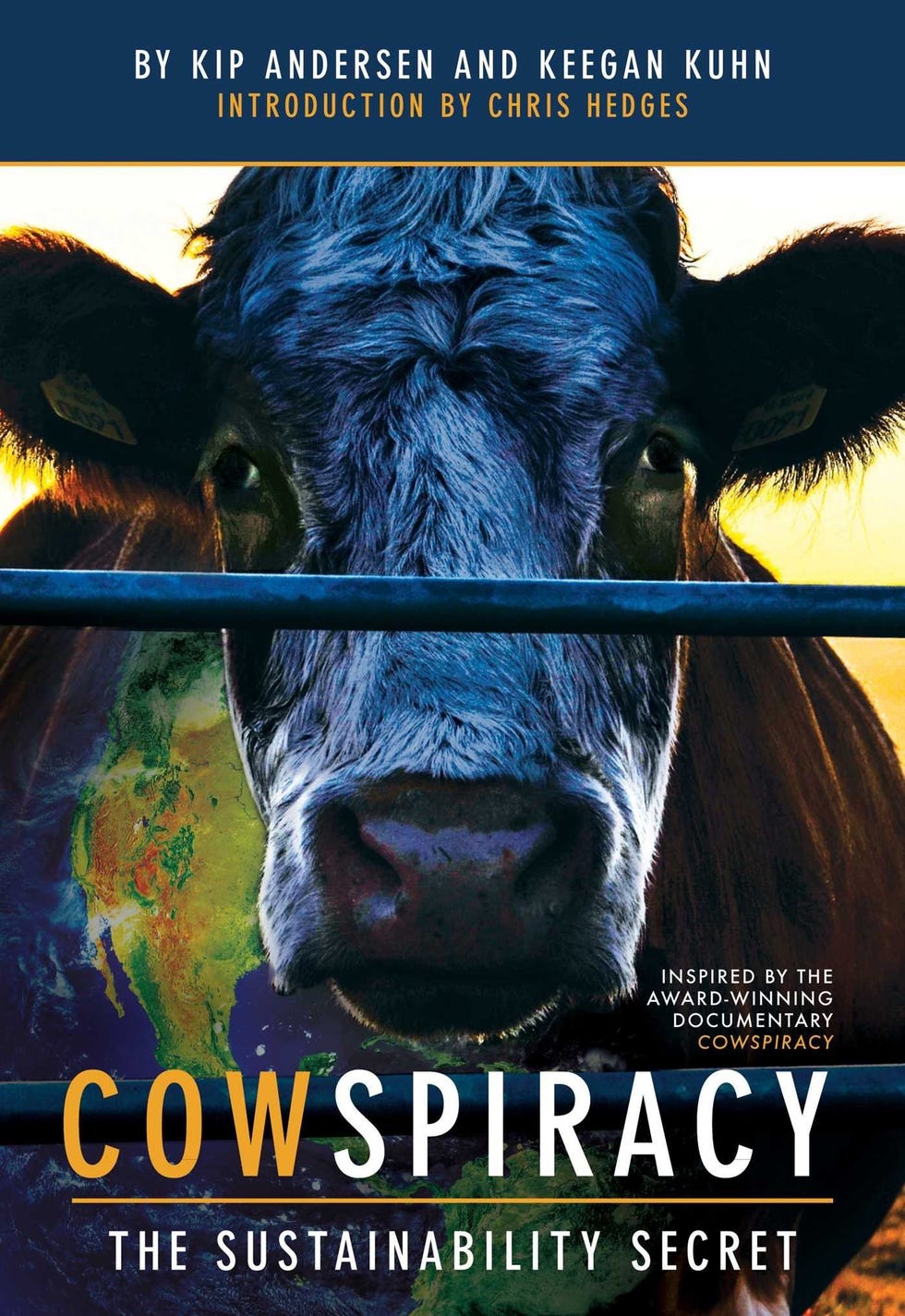 Bovine, Text, Poster, Snout, Dairy cow, Photo caption, Livestock, Organism, Adaptation, Sky, 